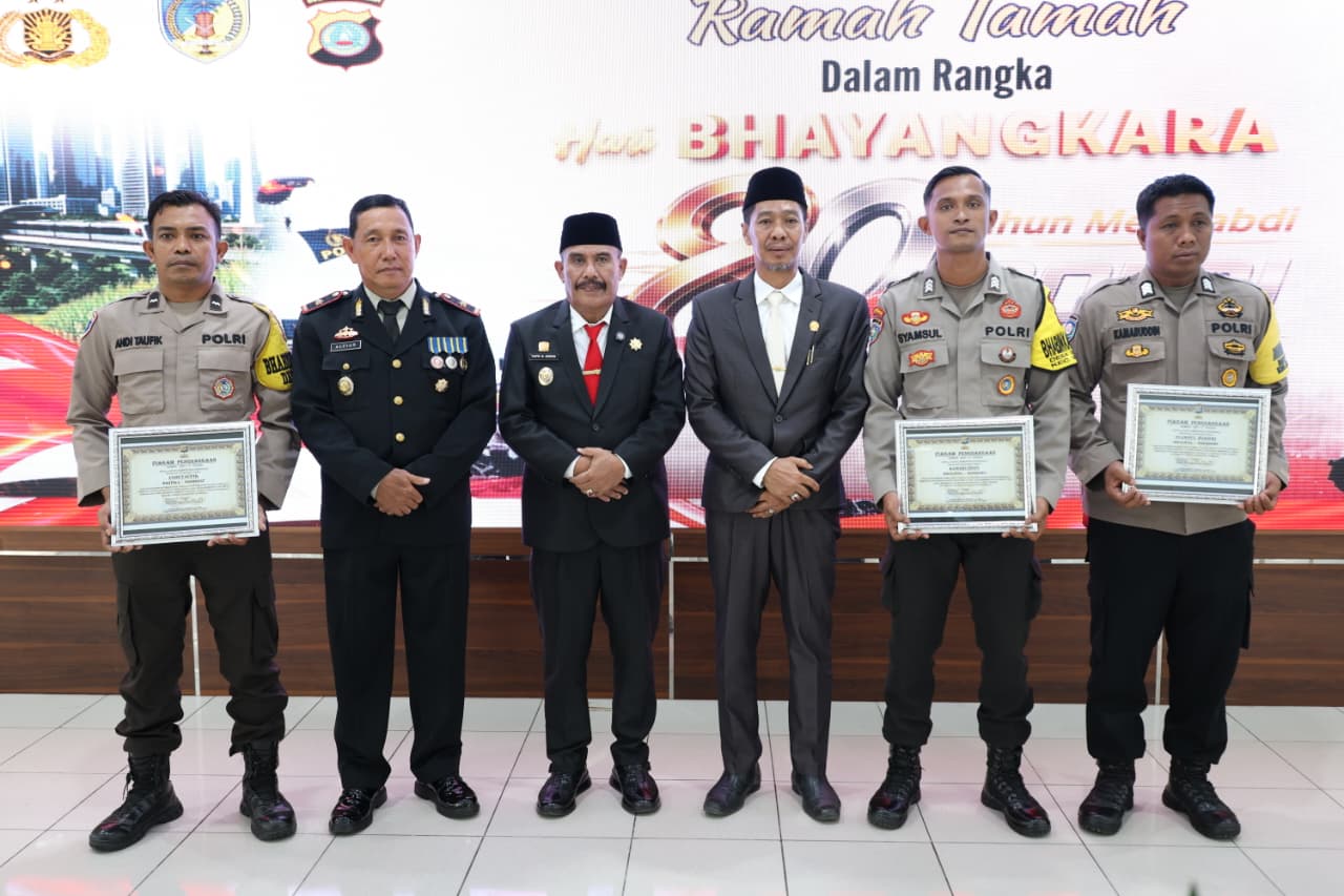 Wabup Donggala Hadiri Ramah Tamah HUT Bhayangkara ke-80, Dorong Penguatan Sinergi dengan Polri