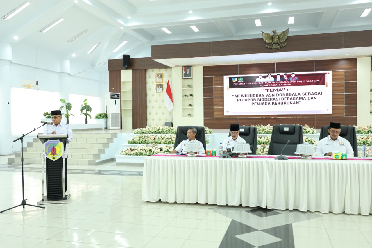 Sekda Donggala Buka Sosialisasi Moderasi Beragama, Tekankan Pentingnya Toleransi dan Kerukunan
