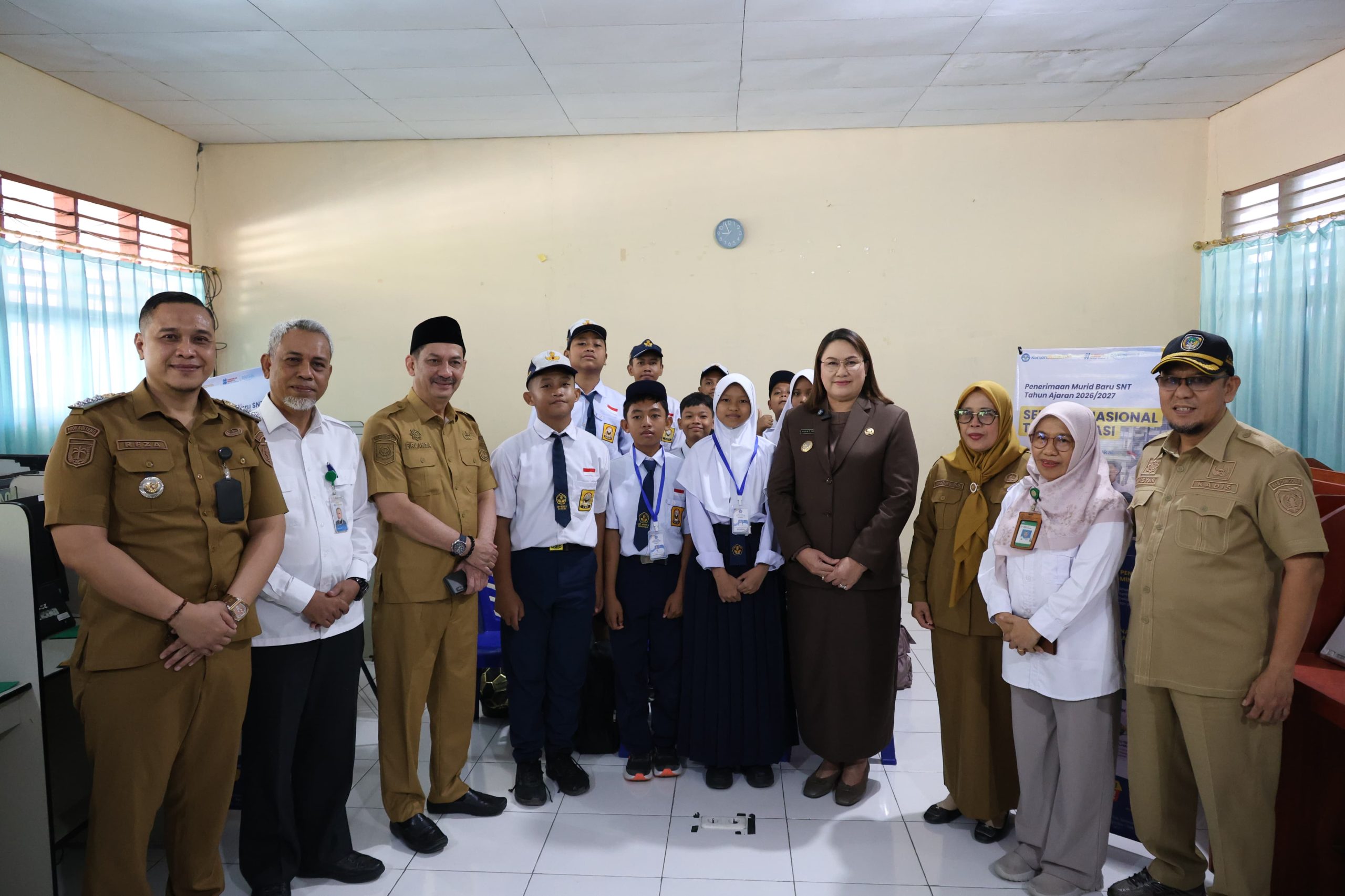 Bupati Donggala Tinjau SPMB SNT di SMPN 2 Banawa, Tekankan Seleksi Objektif dan Transparan
