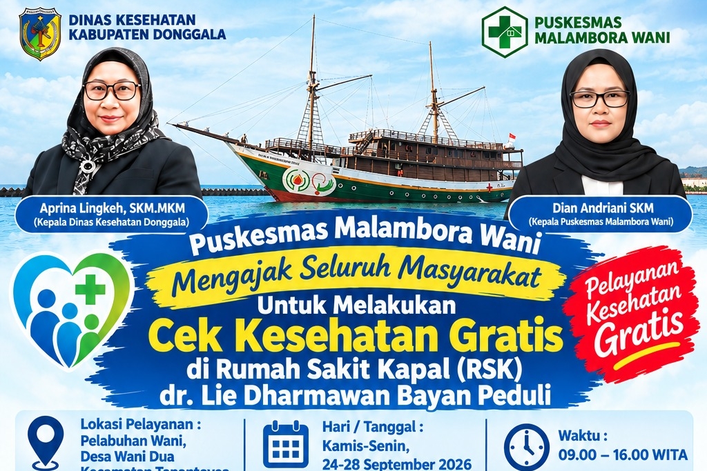 RSK dr. Lie Dharmawan akan Gelar Pelayanan Kesehatan Gratis di Wani Donggala, Catat Jadwal dan Syaratnya